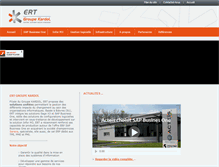 Tablet Screenshot of ertgroupe.fr